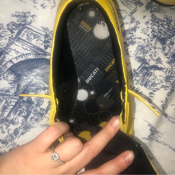 Mens Puma Ducati Yellow Racing Athletic Sneakers Shoes Size US Size 10 303055 03 - Picture 9 of 10